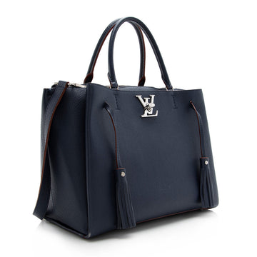 Louis Vuitton Calfskin Lockmeto Tote (SHF-14307)