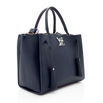 Louis Vuitton Calfskin Lockmeto Tote (SHF-19208)