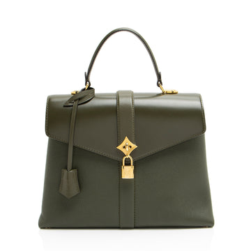 Louis Vuitton Calfskin Rose Des Vents MM Top Handle