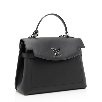 Louis Vuitton Grained Calfskin Lockme Ever MM Satchel (SHF-wlXBsa)