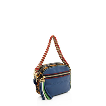 Louis Vuitton Limited Edition Calfskin Savane Flight Bag (SHF-M9uV5p)