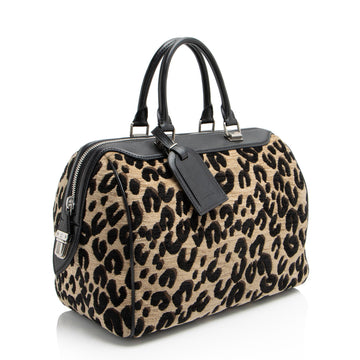 Louis Vuitton Limited Edition Leopard Speedy Satchel