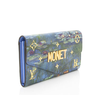 Louis Vuitton Limited Edition Masters Monet Sarah Wallet
