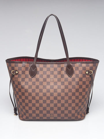 LOUIS VUITTON Damier Ebene Neverfull MM Bag
