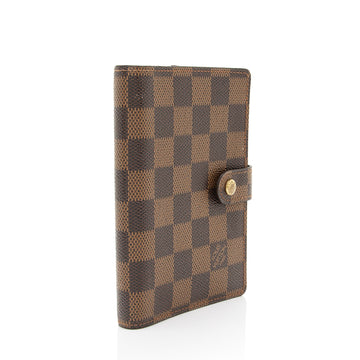 Louis Vuitton Vintage Damier Ebene Small Ring Agenda Cover