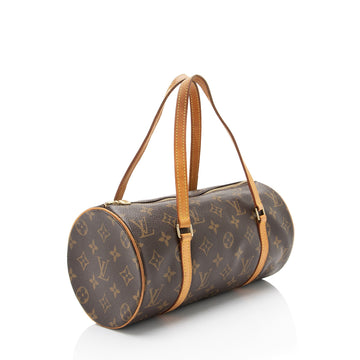 Louis Vuitton Vintage Monogram Canvas Papillon 26 Satchel