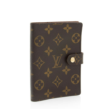 Louis Vuitton Vintage Monogram Canvas Small Ring Agenda Cover