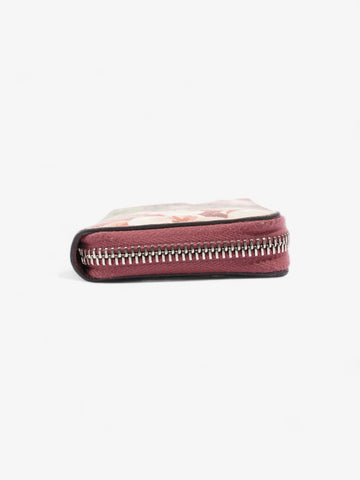 Gucci Blooms Zip Around Card Case Wallet EC Supreme Canvas