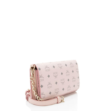 MCM Visetos Aren Large Wallet on Chain