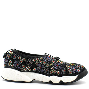 Dior Black Mesh Fusion Embellished Sneaker 38