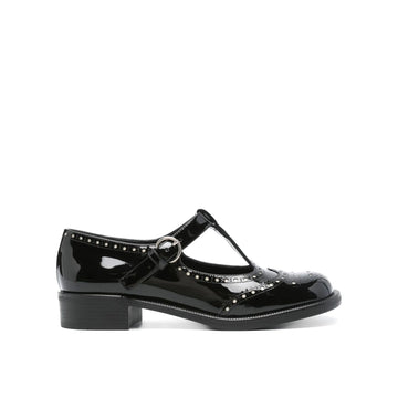MIU MIU Elegant Leather Mary Jane with 3 cm Heel