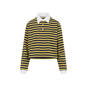 MIU MIU Classic Cotton Polo for Women - FW25