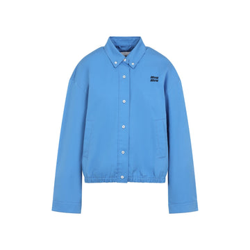 MIU MIU Cotton Jacket for Women - FW25 Collection
