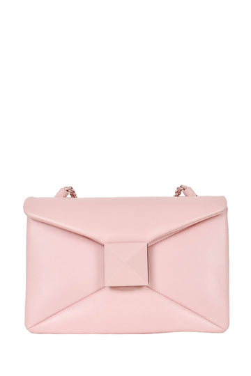 Valentino Baby Pink One Stud Flap Chain Bag