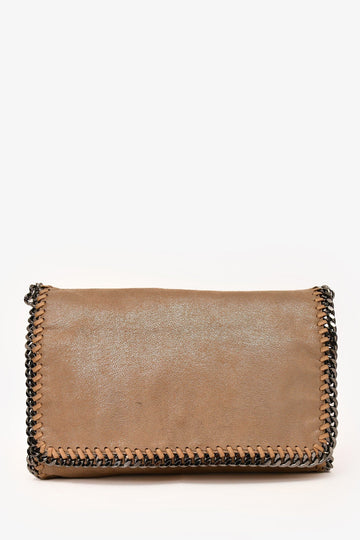 Stella McCartney Beige Suede Small 'Falabella' Crossbody