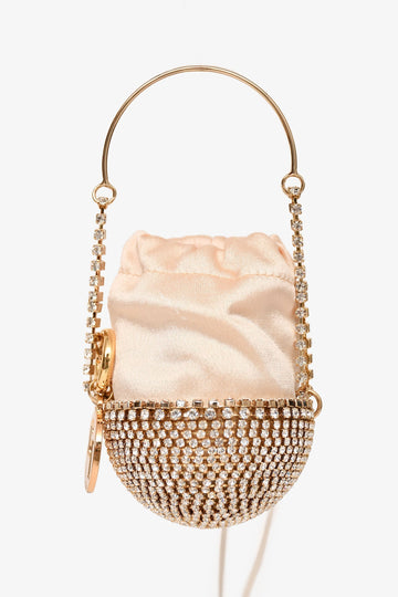 Rosantica Kingham Crystal Embellished Minaudiére Evening Bag
