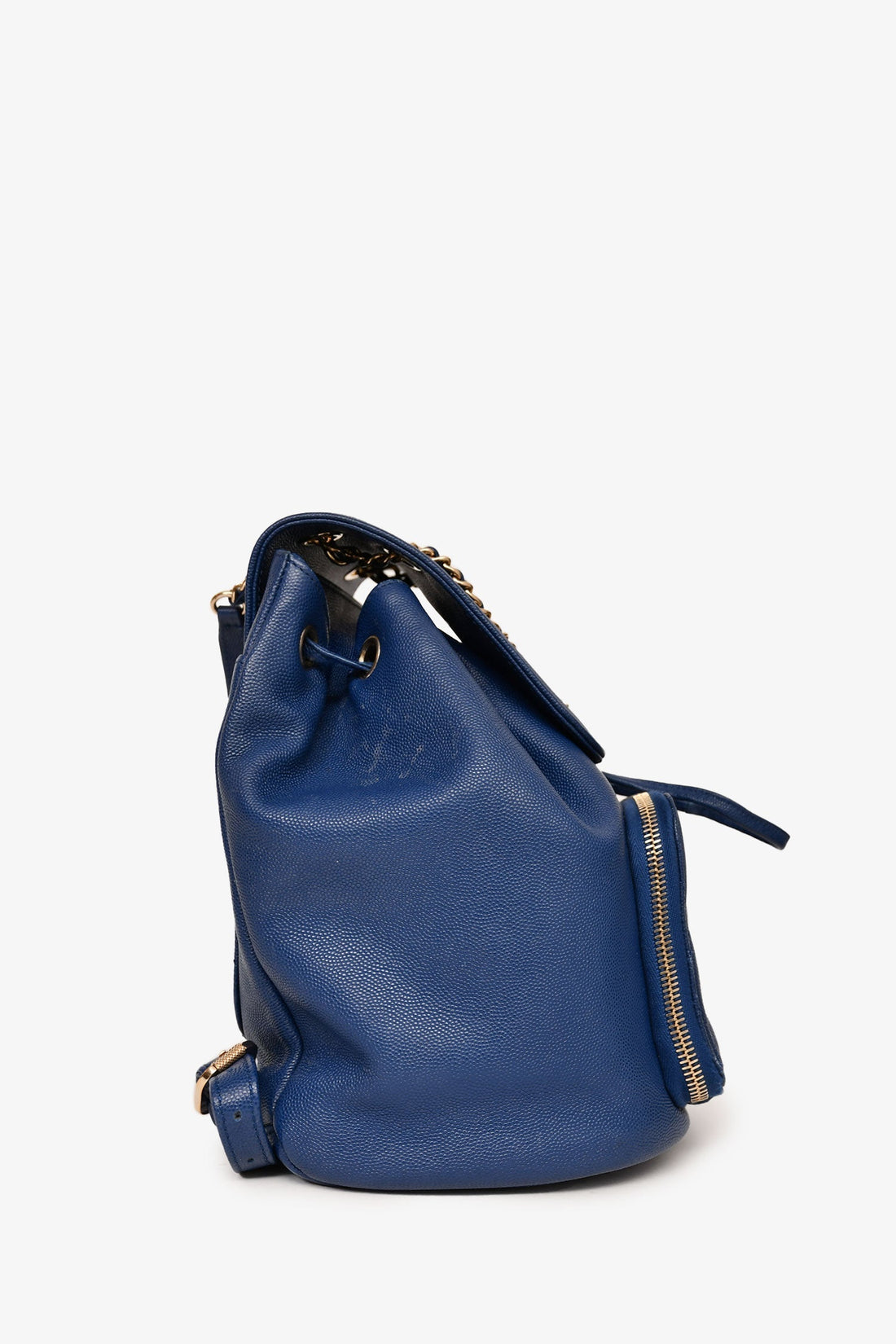 Chanel™ 2013-14 Navy Denim Deauville Tote (As Is)