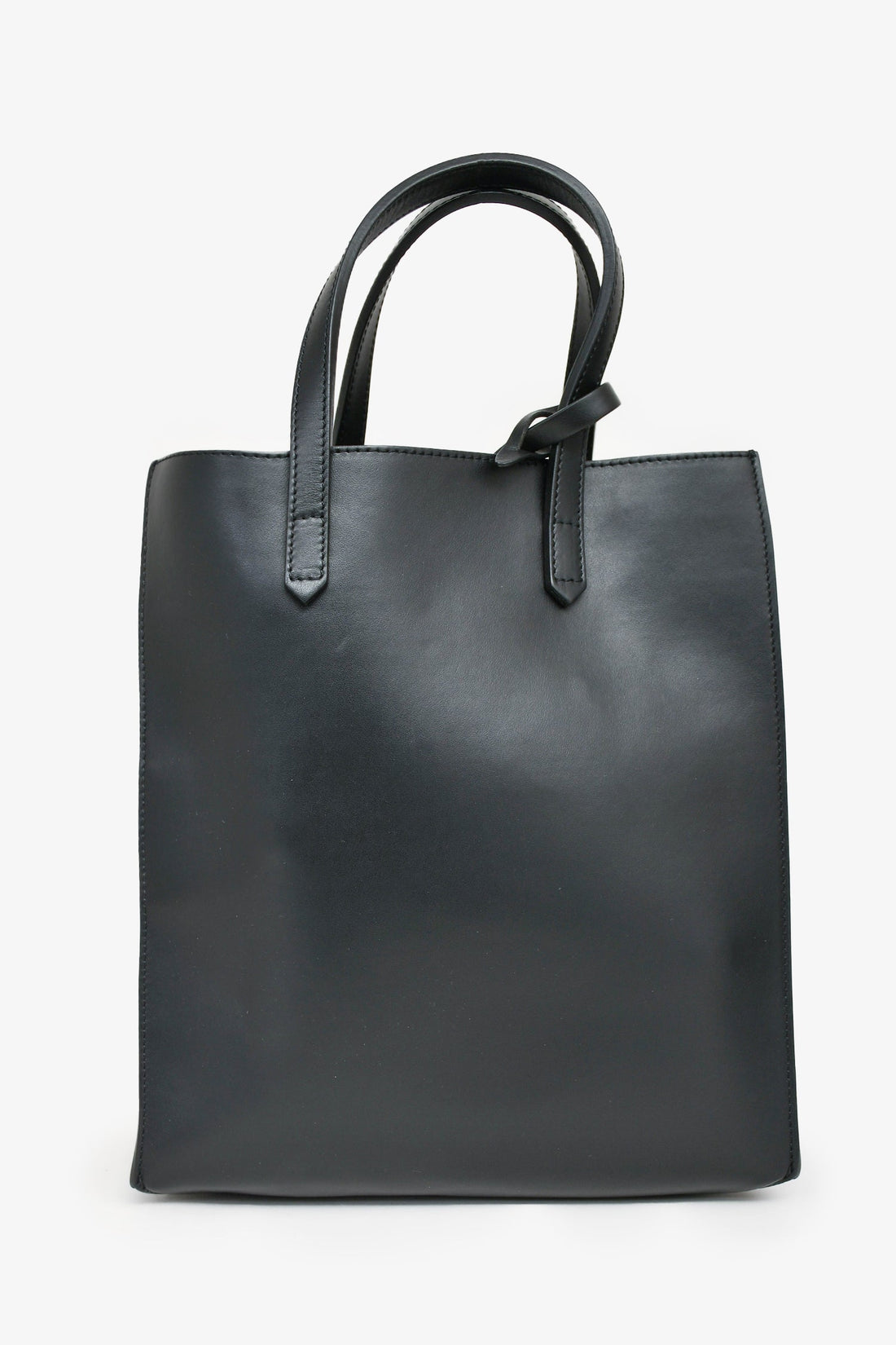 Givenchy 2016 Black Leather Bambi Print Tote with Strap