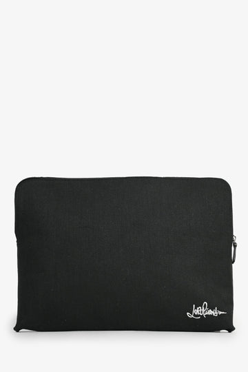 Loro Piana X Horoshi Fujiwara Black Canvas Zip Pouch