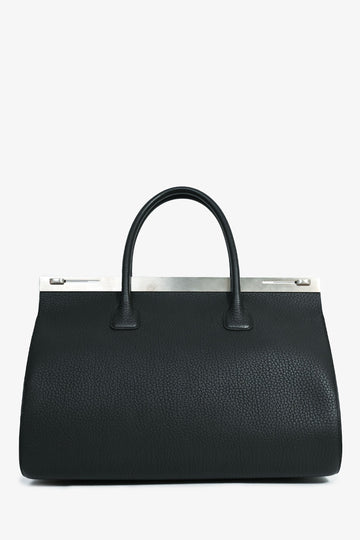 Hermès 2005 Black Togo Leather 'Chamonix Hold Up Frame' Tote