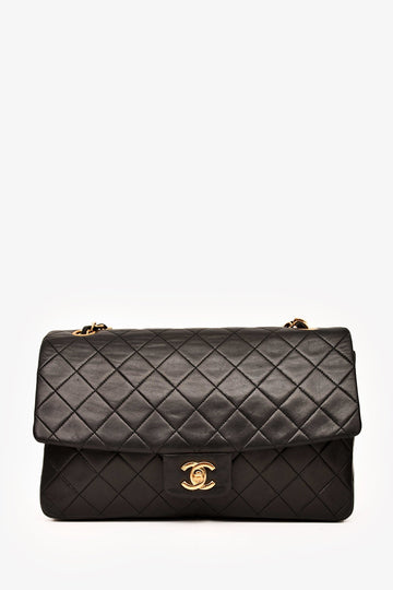 Chanel™ 1989-1991 Black Lambskin Classic Flap Bag