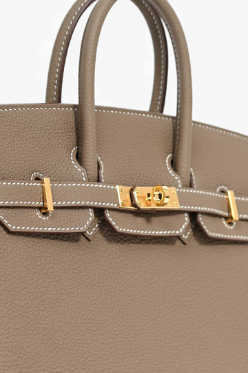 Hermès 2023 Etoupe Togo Leather Birkin 25