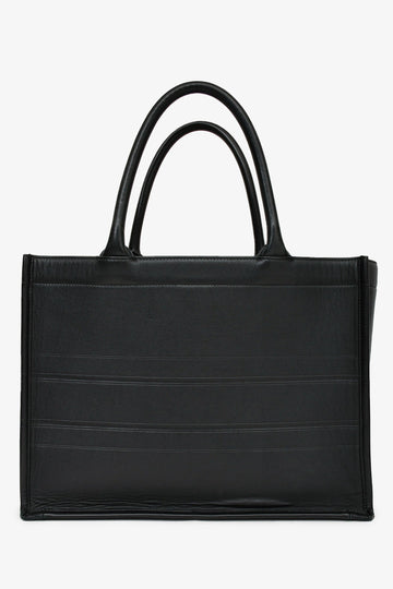 Christian Dior 2019 Black Leather Medium Book Tote (As Is)