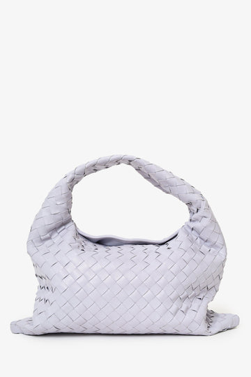 Bottega Veneta Lilac Purple Intrecciato Leather Hop Hobo Bag
