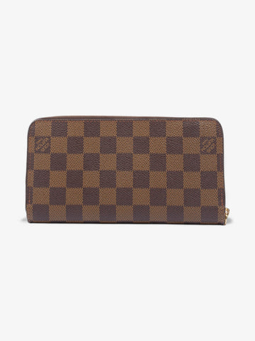 Louis Vuitton Zippy Wallet Damier Ebene / Gold Coated Canvas