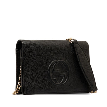GUCCI Soho Wallet on Chain Crossbody Bag