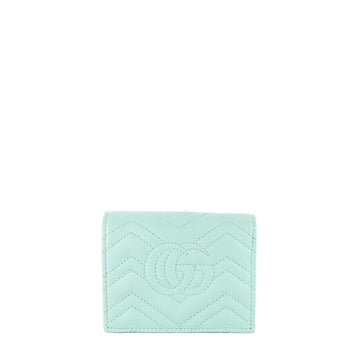 Gucci EC Marmont Mini Card Case on Chain Leather Bag