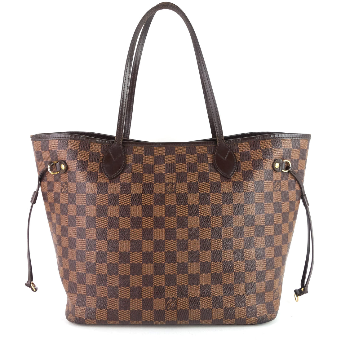 Louis Vuitto Neverfull MM Damier Ebene Tote Bag