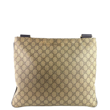 Gucci EC Supreme Canvas Flat Messenger Crossbody Bag
