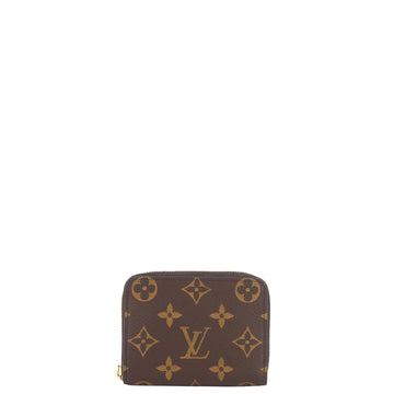 Louis Vuitto Zipped Coin Monogram Canvas Wallet