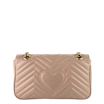 Gucci EC Marmont Small Leather Flap Bag