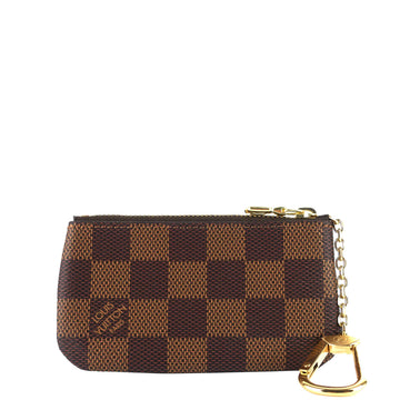 Louis Vuitto Damier Ebene Canvas Key Pouch