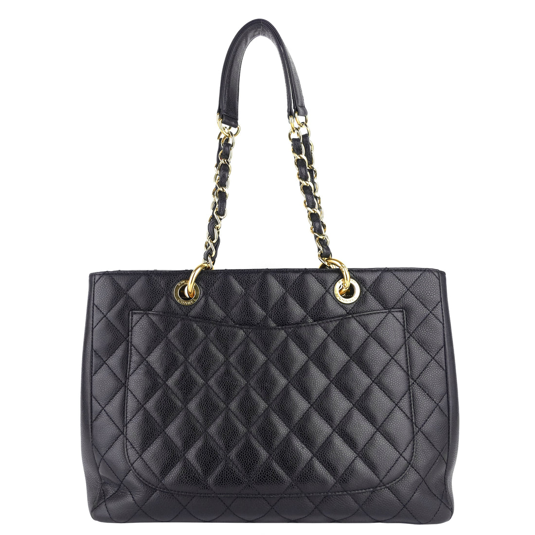 Chanel Grand Shopping Tote GST Caviar Leather Bag
