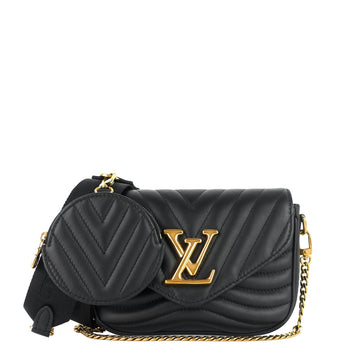 Louis Vuitto New Wave Multi-Pochette Cowhide Leather Bag