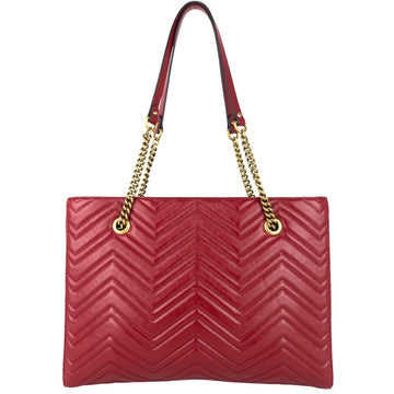 Gucci EC Marmont Medium Matelassé Leather Tote Bag