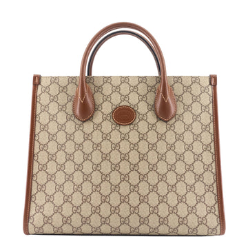 Gucci EC Small Supreme Monogram Canvas Tote Bag