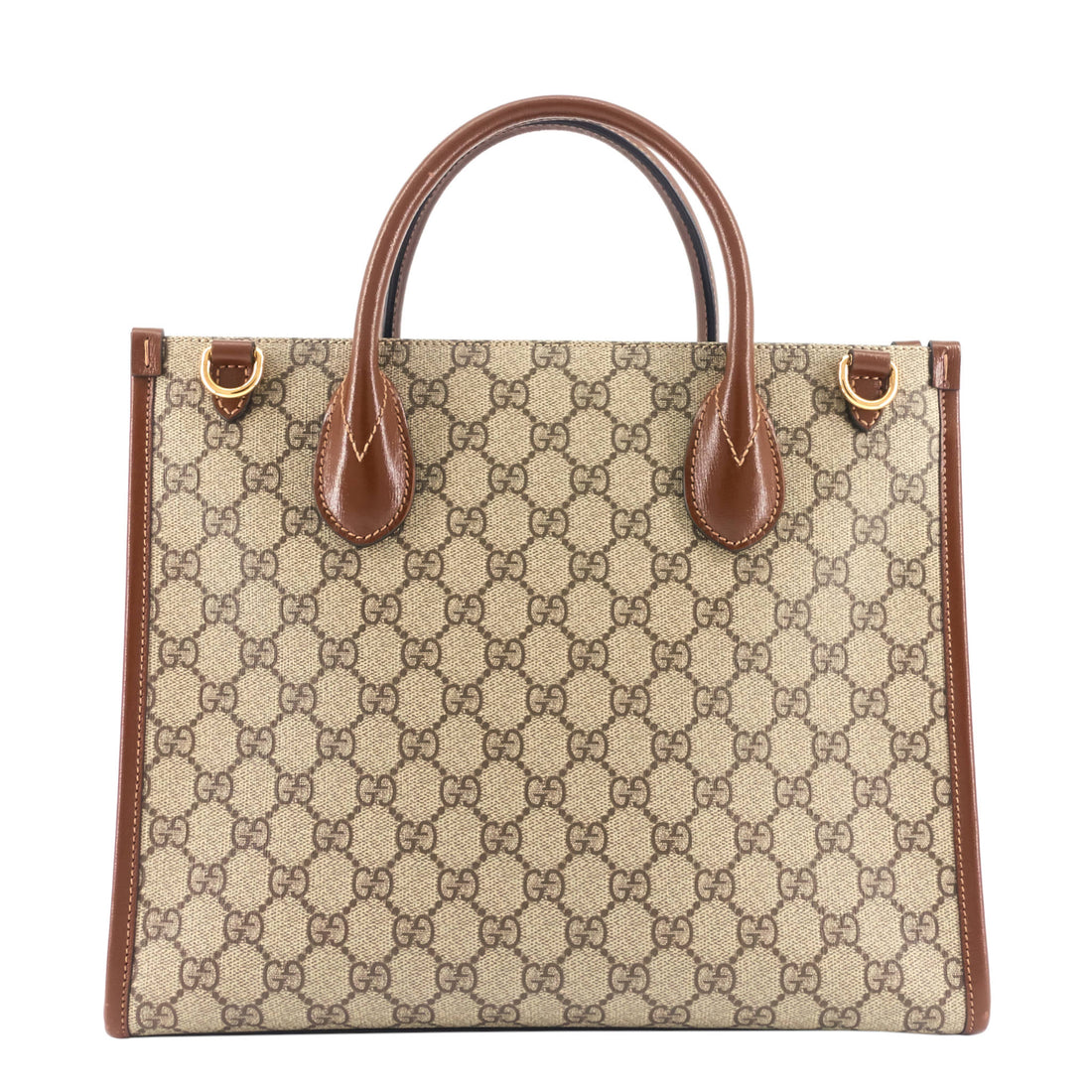 Gucci EC Small Supreme Monogram Canvas Tote Bag