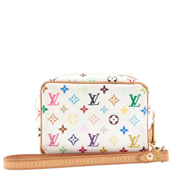 Louis Vuitto Wapity Multicoloure Canvas Wrist Pouch