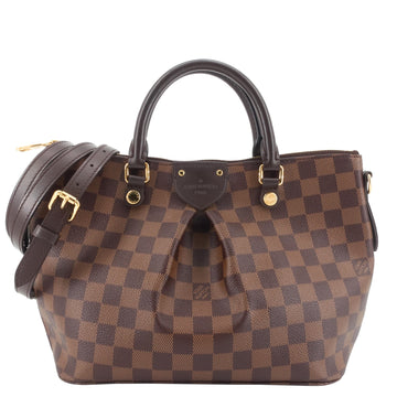 Louis Vuitto Siena PM Damier Ebene Canvas Handbag