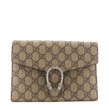 Gucci Dionysus EC Supreme Canvas Chain Wallet Bag
