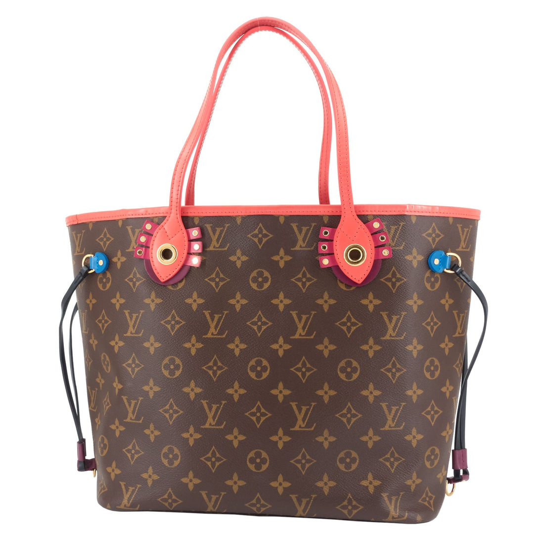 Louis Vuitto Neverfull MM Totem Limited Edition Monogram Canvas Bag