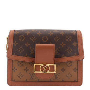 Louis Vuitto Dauphine MM Reverse Monogram Canvas Bag