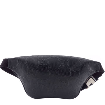 Gucci EC Embossed Leather Belt Bag