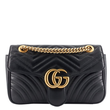 Gucci EC Marmont Small Leather Flap Bag