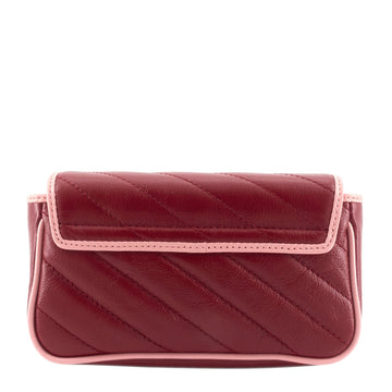 Gucci Azalea Enameled Torchon EC Marmont Wallet