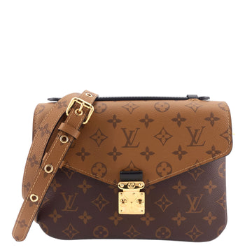 Louis Vuitto Pochette Metis Reverse Monogram Canvas Bag